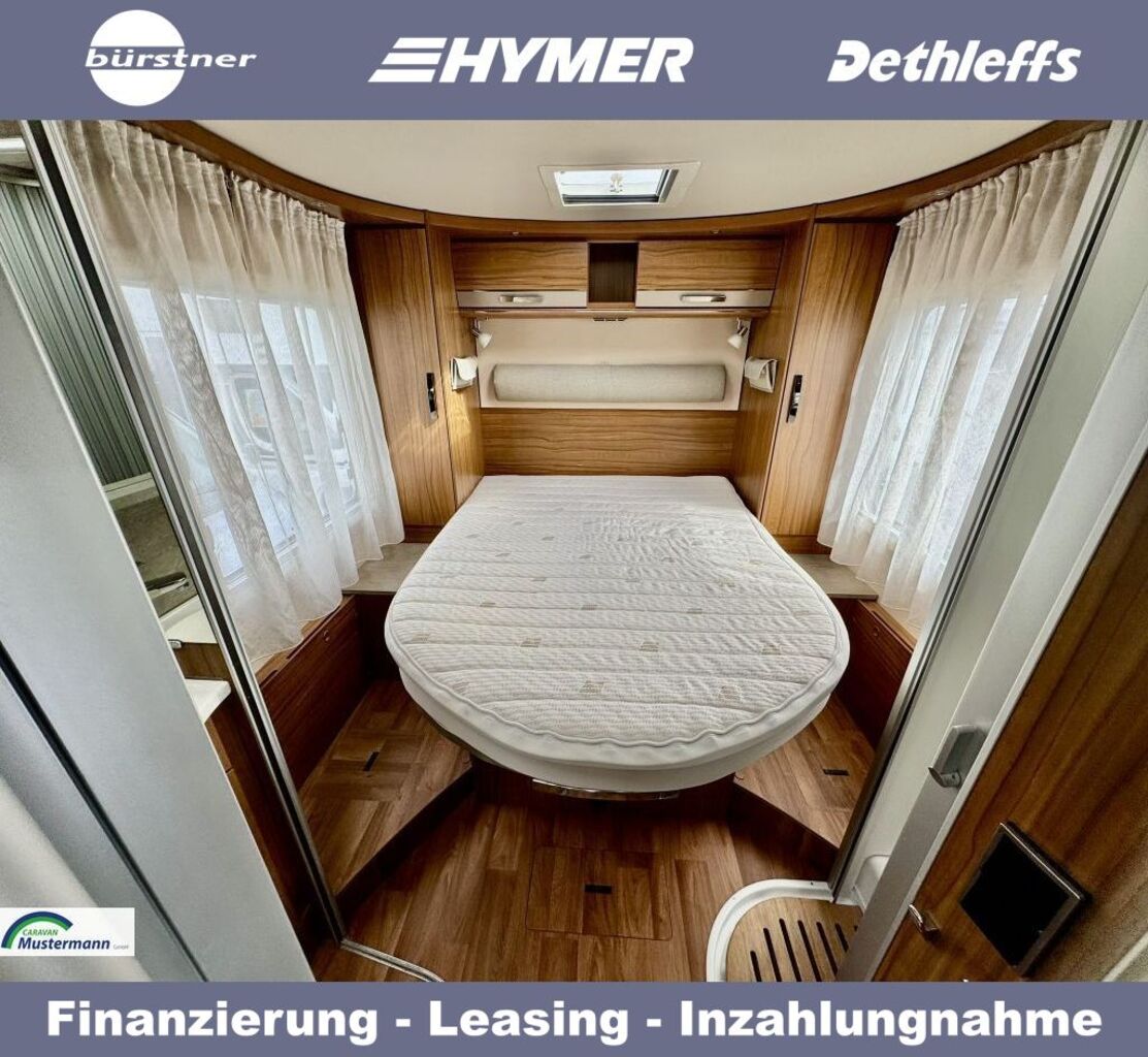 HYMER-ERIBA 598 PremiumLine Stützen/Klima/GFK Ansicht 19 für Fahrzeugdetailseite
