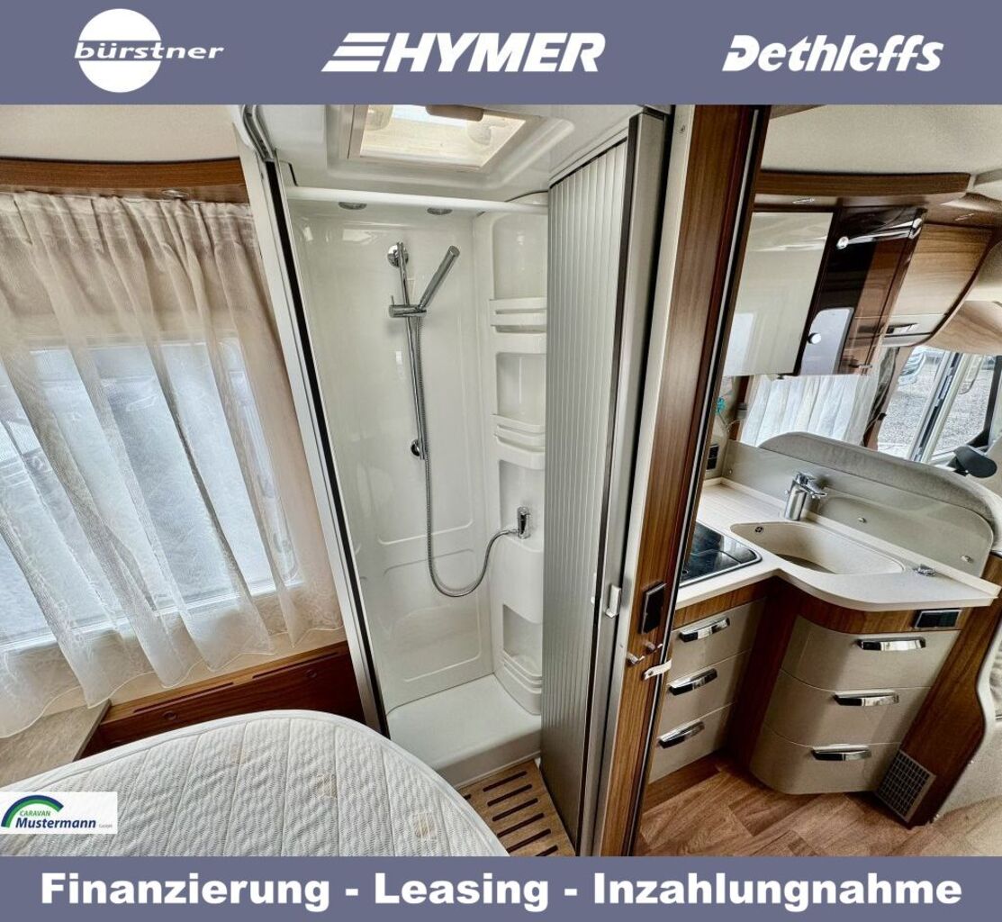 HYMER-ERIBA 598 PremiumLine Stützen/Klima/GFK Ansicht 22 für Fahrzeugdetailseite