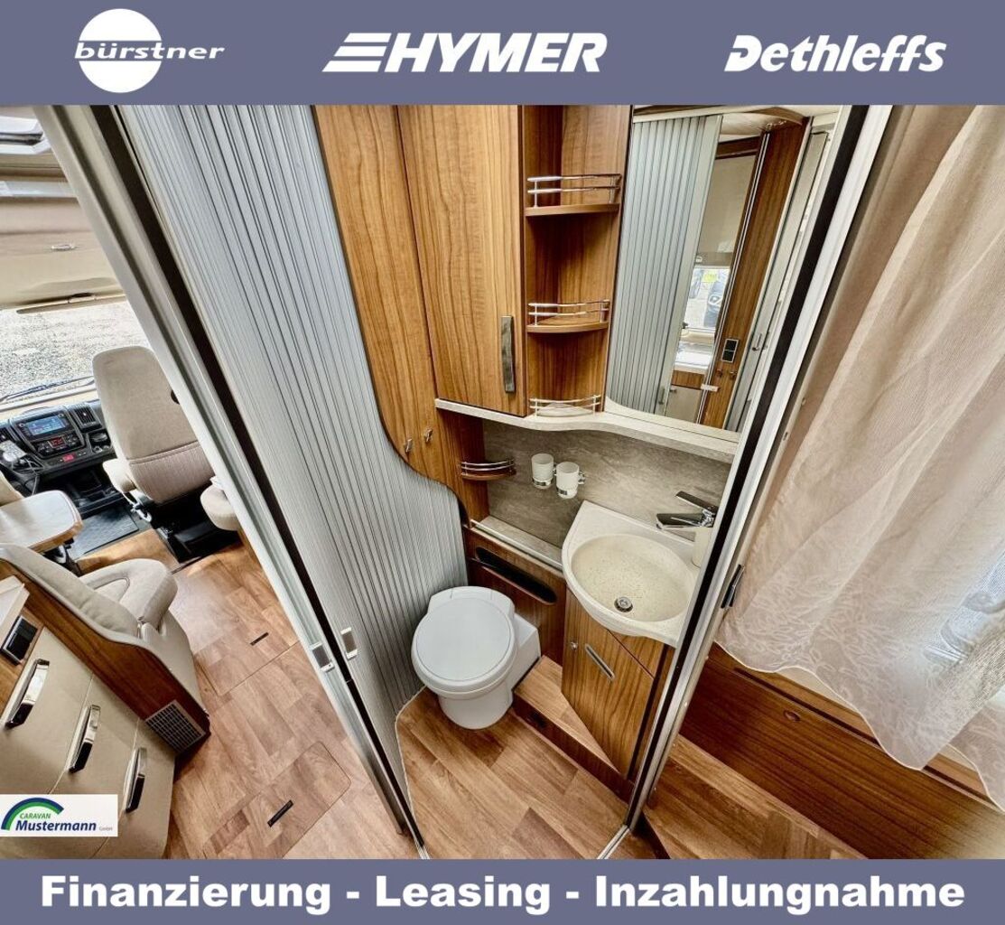 HYMER-ERIBA 598 PremiumLine Stützen/Klima/GFK Ansicht 23 für Fahrzeugdetailseite