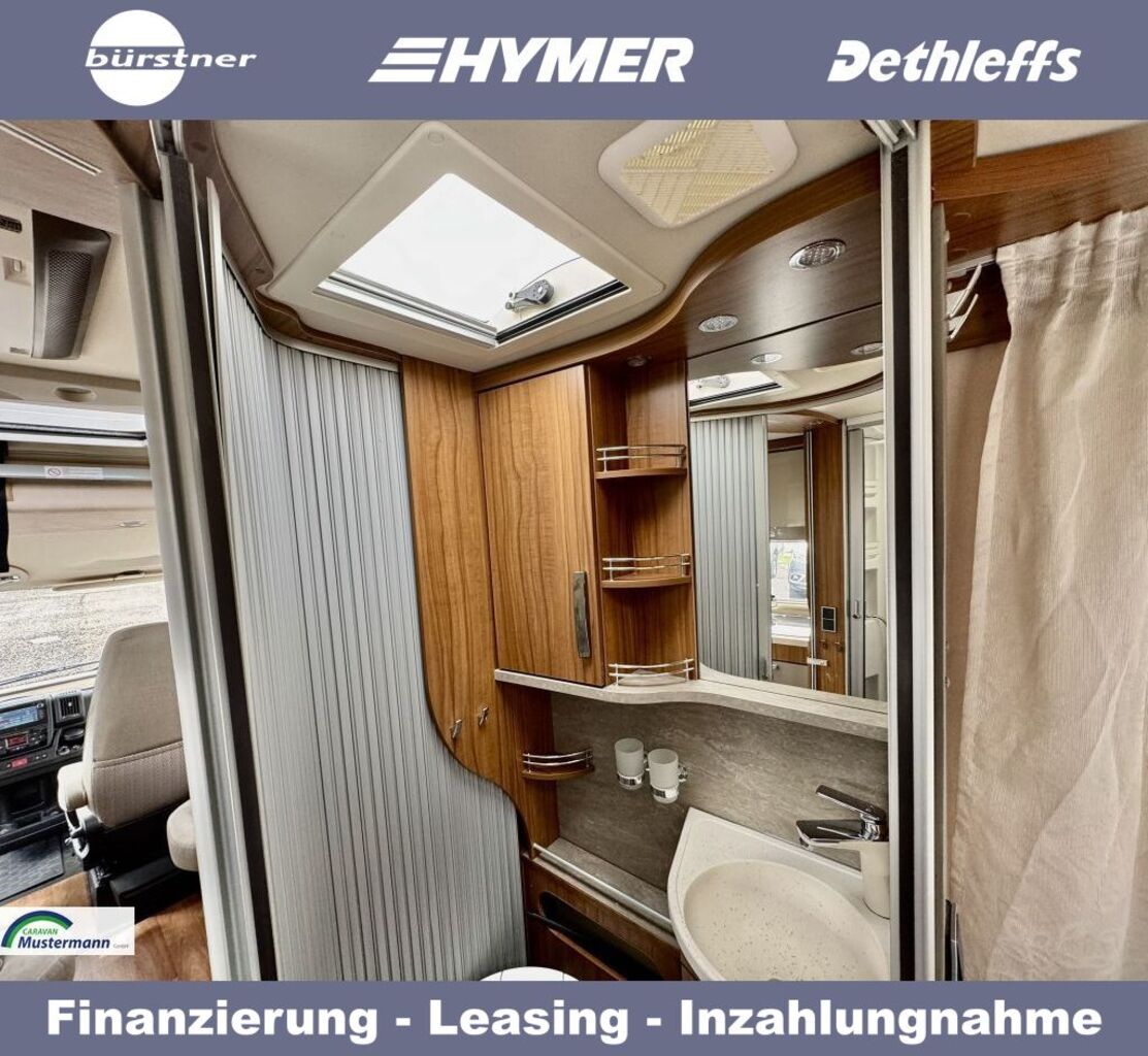 HYMER-ERIBA 598 PremiumLine Stützen/Klima/GFK Ansicht 24 für Fahrzeugdetailseite