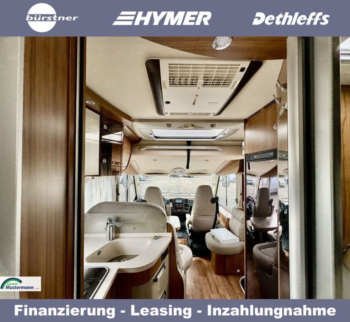 HYMER-ERIBA 598 PremiumLine Stützen/Klima/GFK Ansicht 25 für Fahrzeugdetailseite
