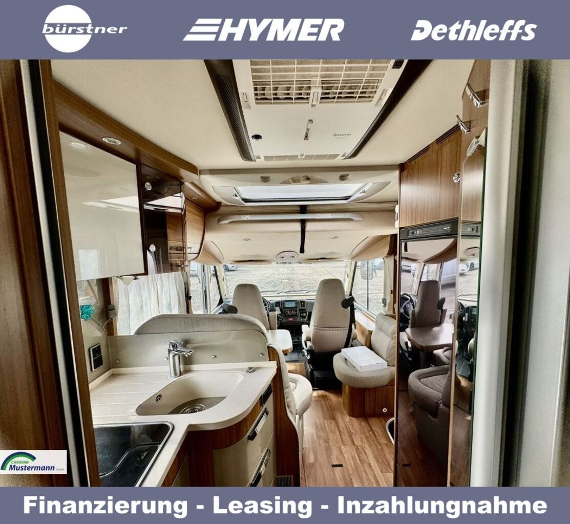 HYMER-ERIBA 598 PremiumLine Stützen/Klima/GFK Ansicht 26 für Fahrzeugdetailseite