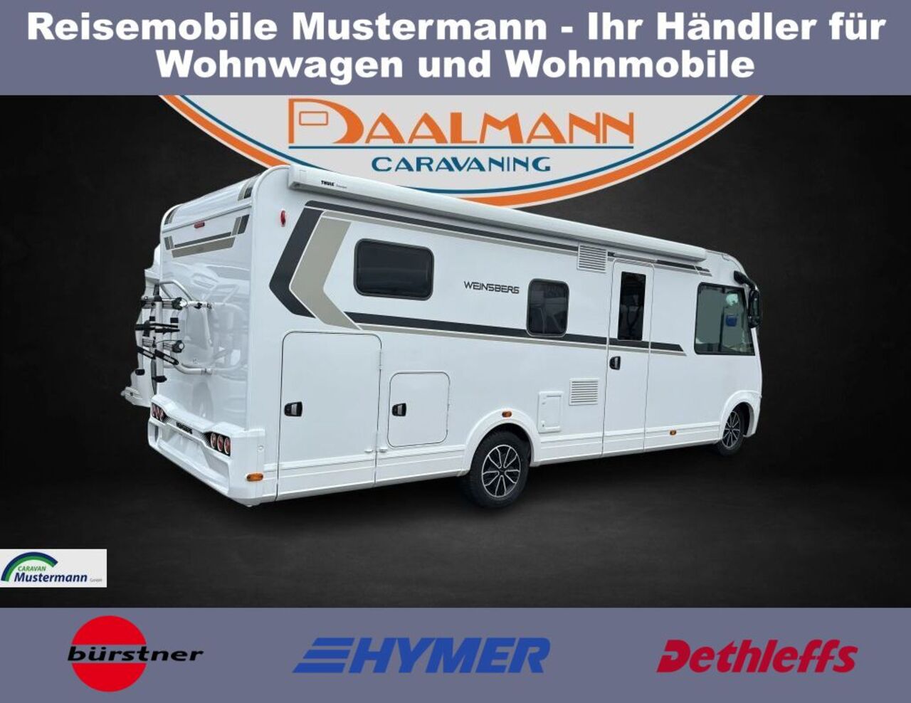 WEINSBERG 700 MEG 5 Personen 180PS Autom. 4 to. Ansicht 1 für Fahrzeugdetailseite