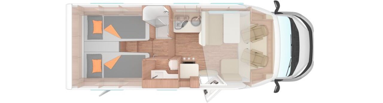WEINSBERG 700 ME FIAT / Kamera, TV+Auto-Sat. Ansicht 2 für Fahrzeugdetailseite