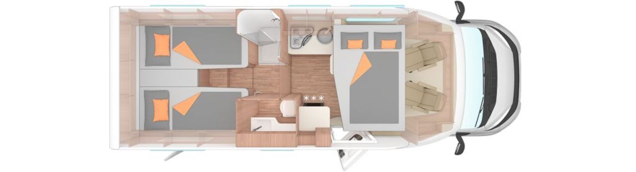 WEINSBERG 700 ME FIAT / Kamera, TV+Auto-Sat. Ansicht 3 für Fahrzeugdetailseite