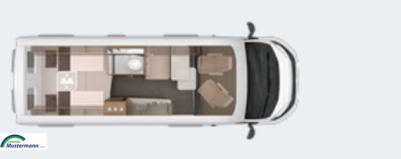 KNAUS 630 ME 4 Pakete Rahmenfenst Radträger Ansicht 2 für Fahrzeugdetailseite