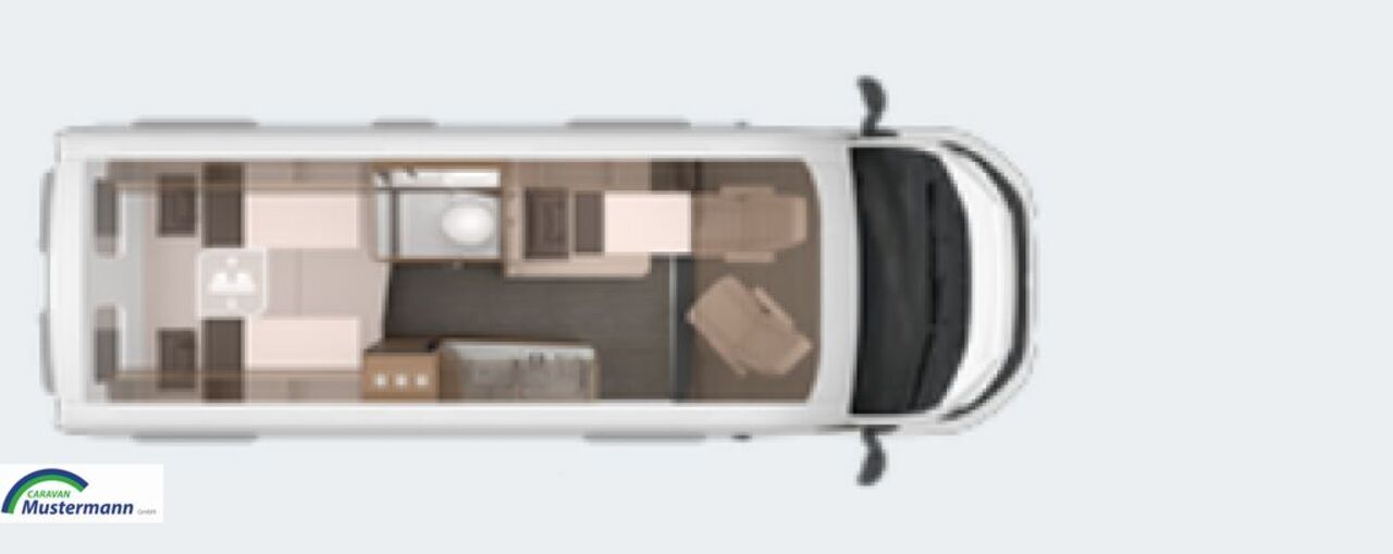 KNAUS 630 ME 4 Pakete Rahmenfenst Radträger Ansicht 3 für Fahrzeugdetailseite