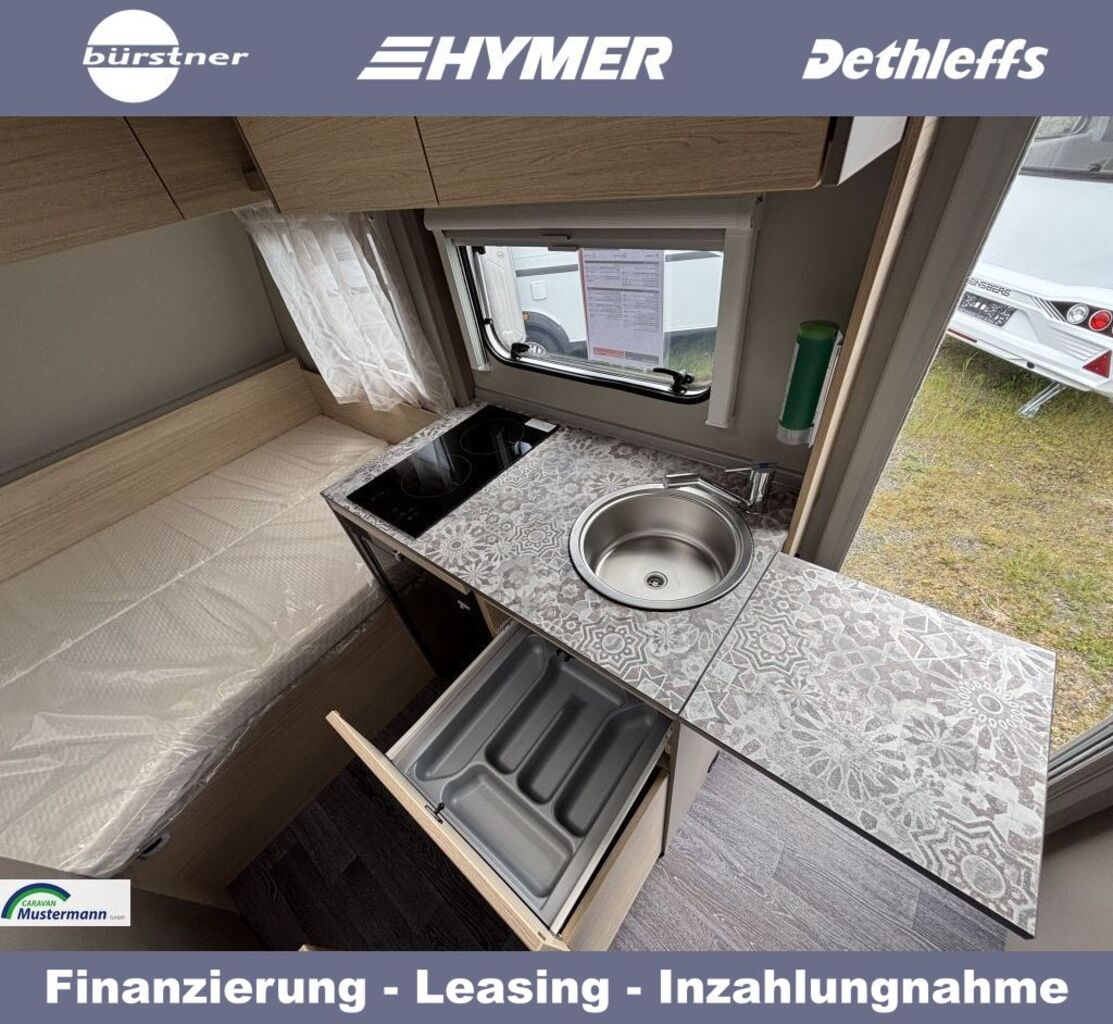 WEINSBERG 390 QD GFK-Dach, 3 Zusatzfenster, Ansicht 8 für Fahrzeugdetailseite