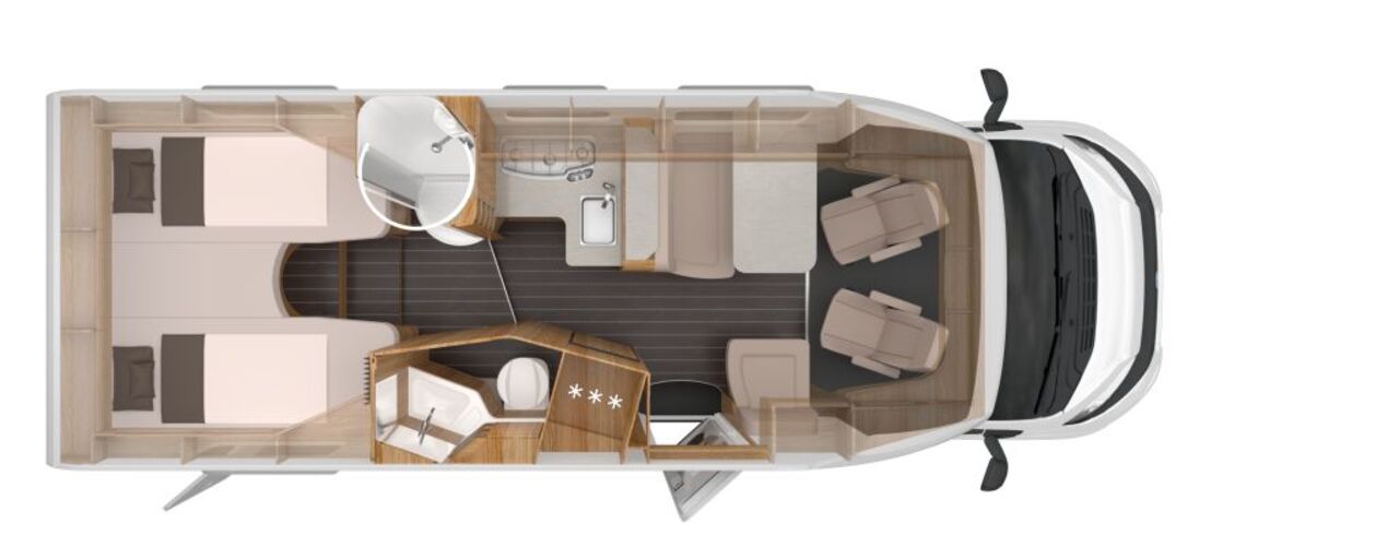 KNAUS 700 MEG Platinum Selection Dachklima, Virtuelles Cockpit Ansicht 2 für Fahrzeugdetailseite