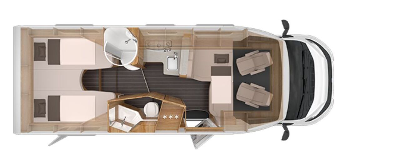 KNAUS 700 MEG Platinum Selection Dachklima, Virtuelles Cockpit Ansicht 3 für Fahrzeugdetailseite