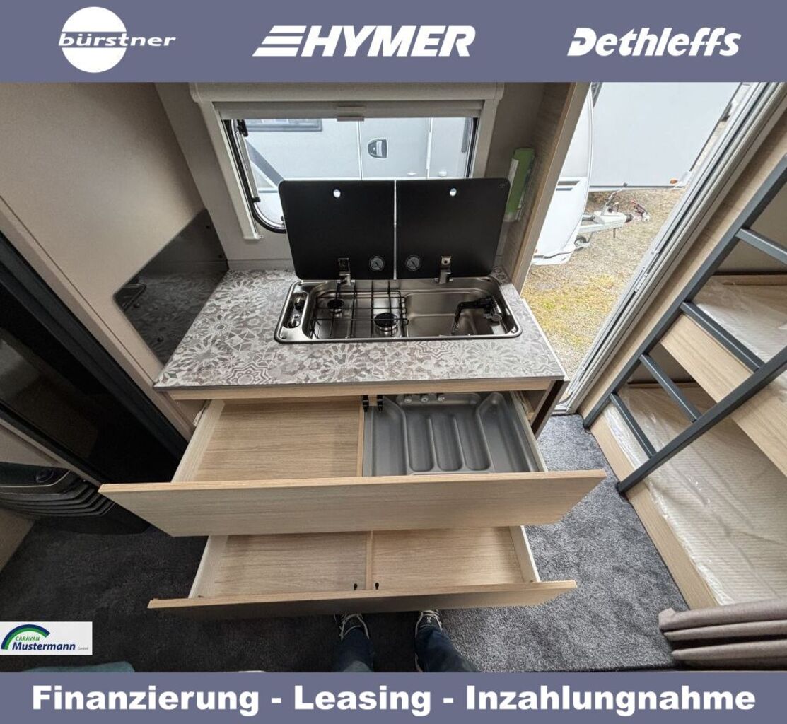 WEINSBERG 470 QDK Gas 3er- Etagenbett 19 Extras! Ansicht 6 für Fahrzeugdetailseite