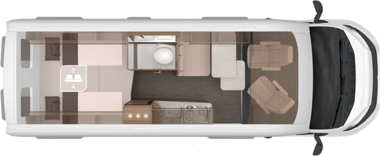KNAUS 630 ME Platinum Selection Hubbett, ACC, Voll-LED, AHK Ansicht 2 für Fahrzeugdetailseite