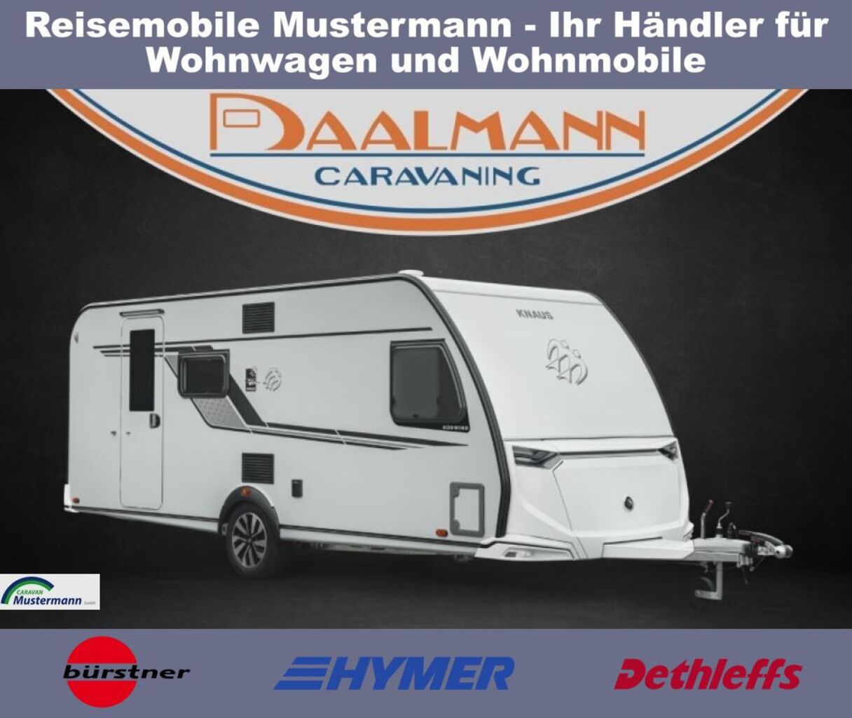 KNAUS 580 UF Black Selection Neuer Grundriss 2026 Ansicht 1 für Fahrzeugdetailseite