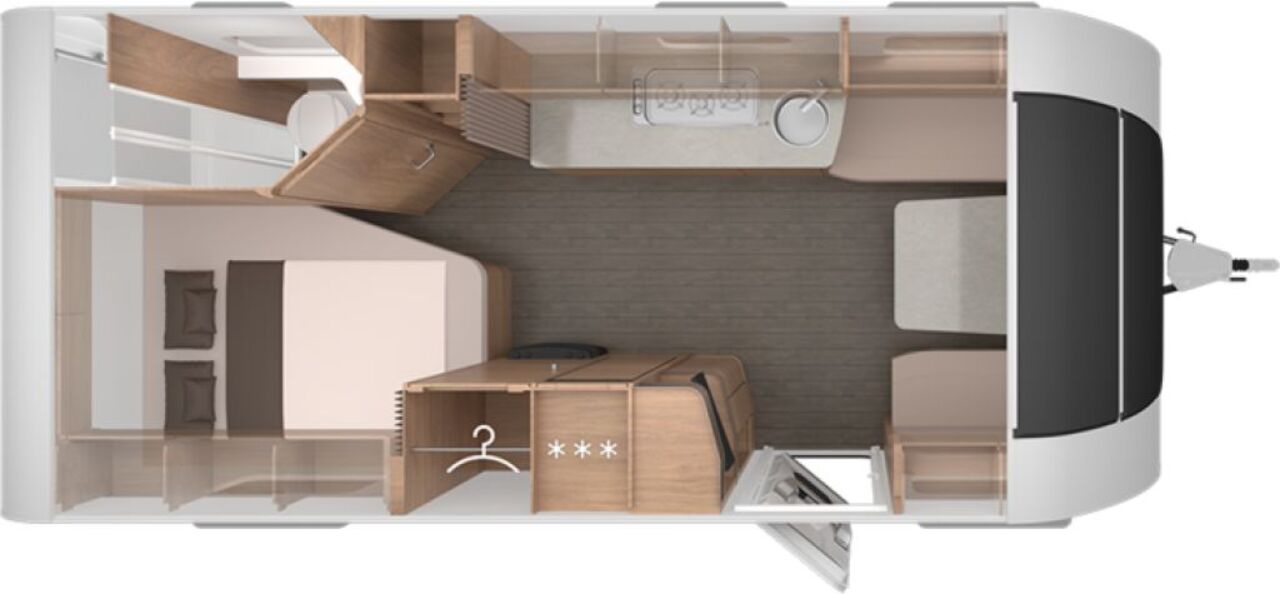 KNAUS 580 UF Black Selection Neuer Grundriss 2026 Ansicht 2 für Fahrzeugdetailseite