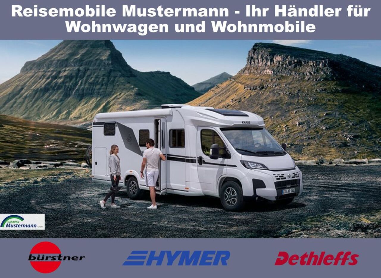 KNAUS 650 MF Platinum Selection AHK ACC Autom. Rahmenf. Live Ansicht 1 für Fahrzeugdetailseite