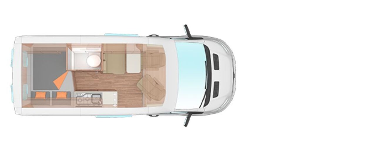 WEINSBERG 550 MQ Ford Automatik Fliegentür Ansicht 2 für Fahrzeugdetailseite