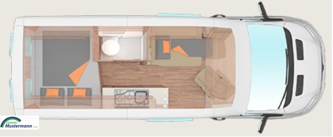 WEINSBERG 600 MQ Ford, Automatik, Dachklima Ansicht 3 für Fahrzeugdetailseite