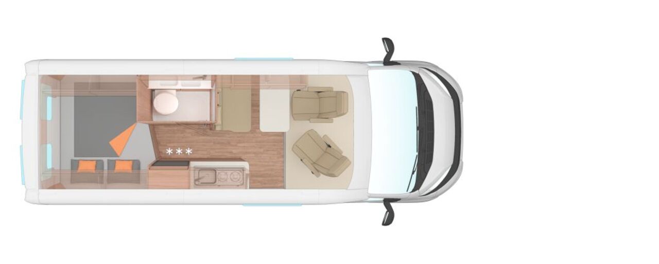 WEINSBERG 600 MQ Aufstelldach, 2 zus. Fenster Ansicht 2 für Fahrzeugdetailseite