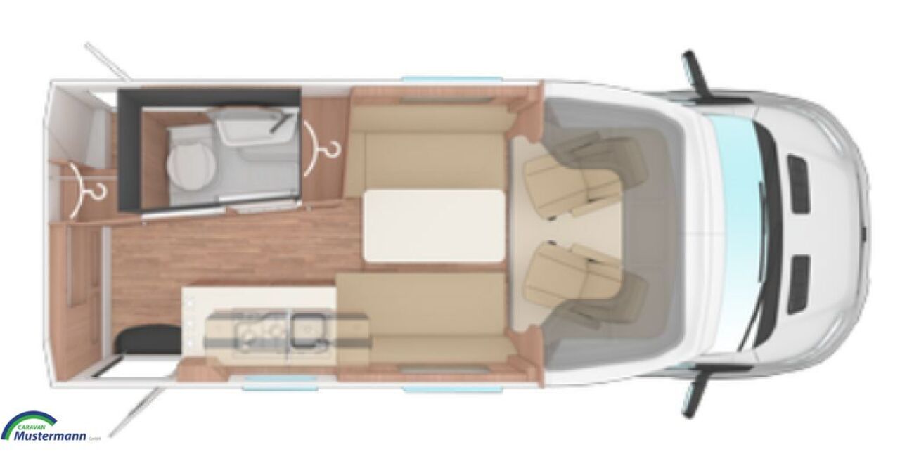 WEINSBERG 500 LT EDITION [PEPPER] TV-Paket (LTE/WLAN), SlideBett Ansicht 2 für Fahrzeugdetailseite