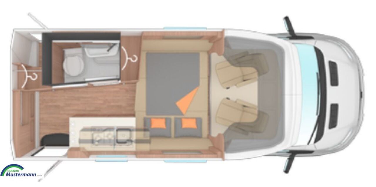 WEINSBERG 500 LT EDITION [PEPPER] TV-Paket (LTE/WLAN), SlideBett Ansicht 3 für Fahrzeugdetailseite