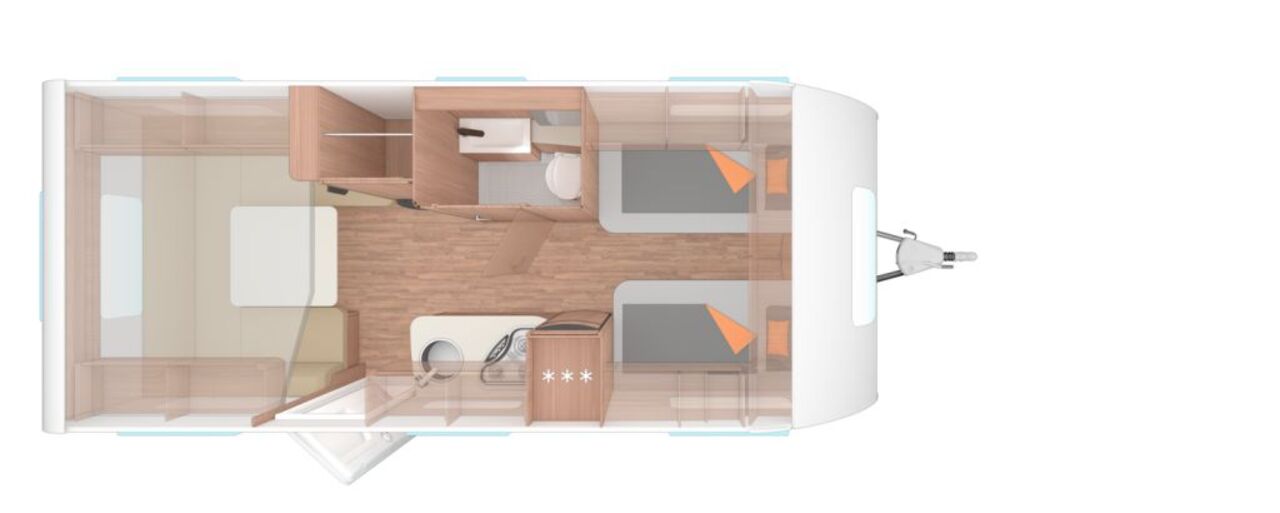 WEINSBERG 540 EUH 1700kg, Smart-Pak., Insektent. Ansicht 2 für Fahrzeugdetailseite
