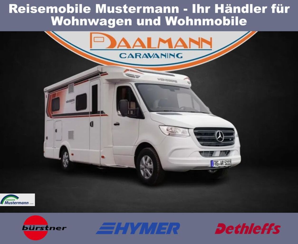 WEINSBERG 640 MEG AHK Mercedes Autom. MBUX+HOT Ansicht 1 für Fahrzeugdetailseite