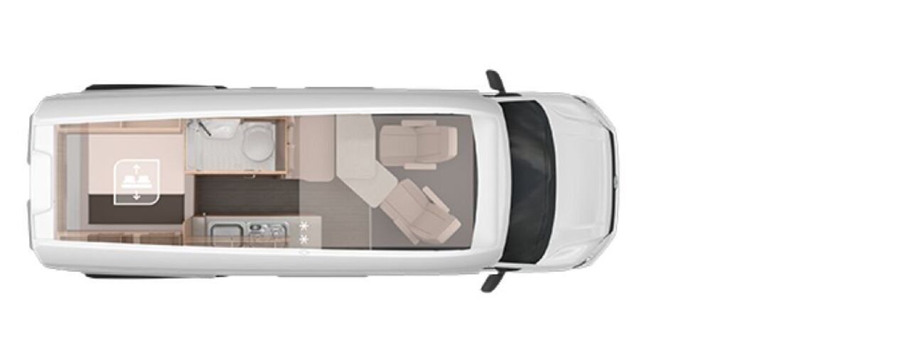 KNAUS 600 XL AHK, Hubbett, Premium Paket Ansicht 2 für Fahrzeugdetailseite