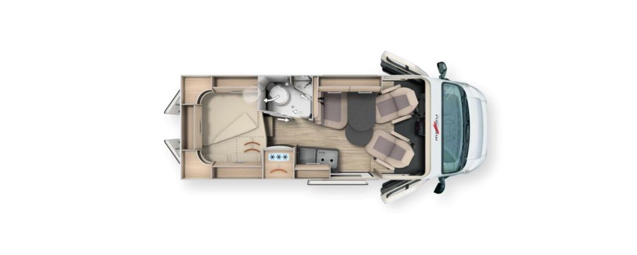 MALIBU 600 DB reisefertig aber günstig!! Ansicht 2 für Fahrzeugdetailseite