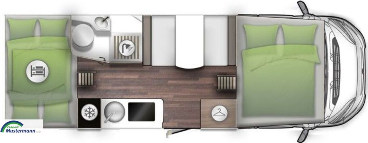 FORSTER 699 DVB Automatik, Fiat Light Chassis Ansicht 2 für Fahrzeugdetailseite