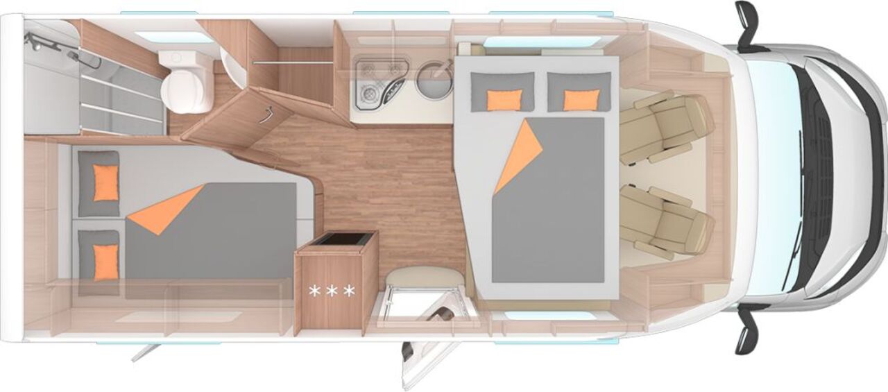 WEINSBERG 650 MF AKTION; Automatikgetriebe Ansicht 3 für Fahrzeugdetailseite