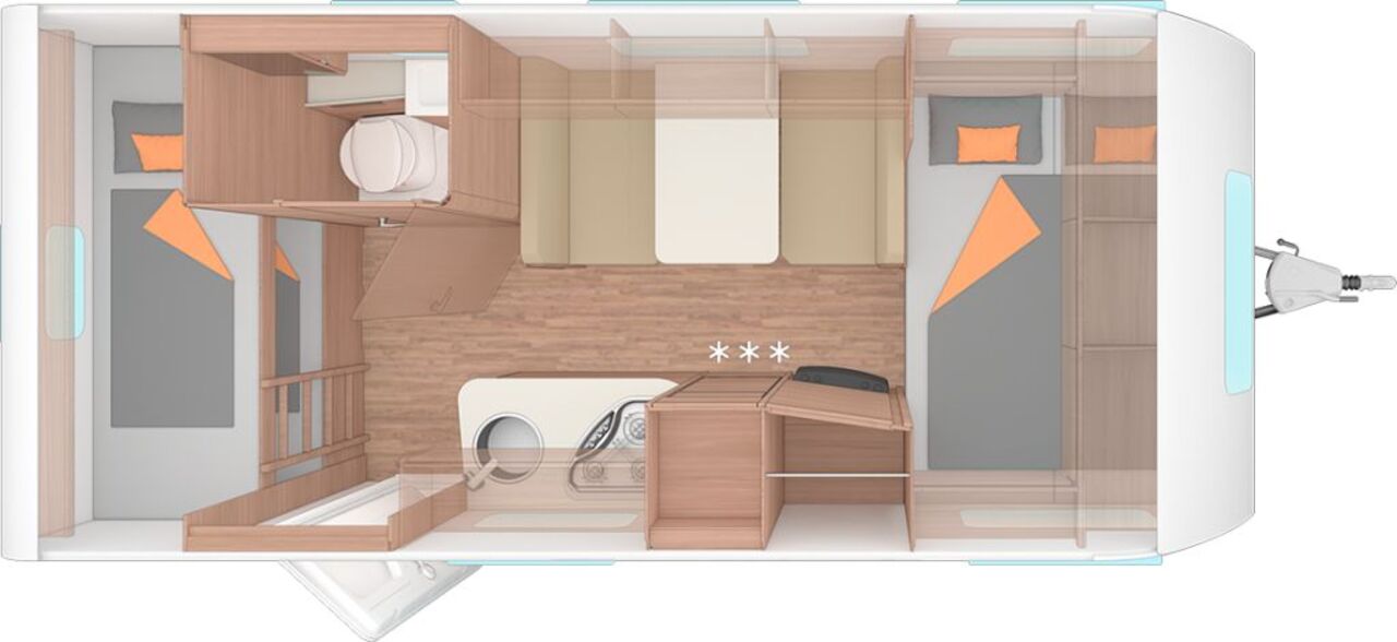WEINSBERG 480 QDK 1500kg - 1260 Ansicht 2 für Fahrzeugdetailseite