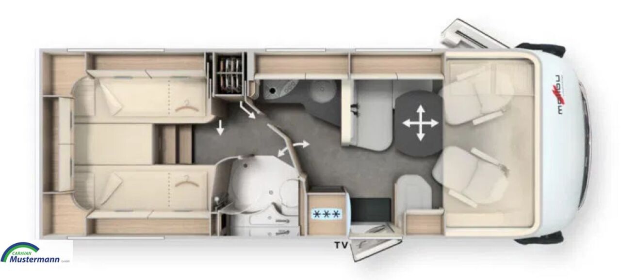 MALIBU 460 KB-LE comfort 4.2t 180 PS / Automatik 586 - 2203 Ansicht 2 für Fahrzeugdetailseite