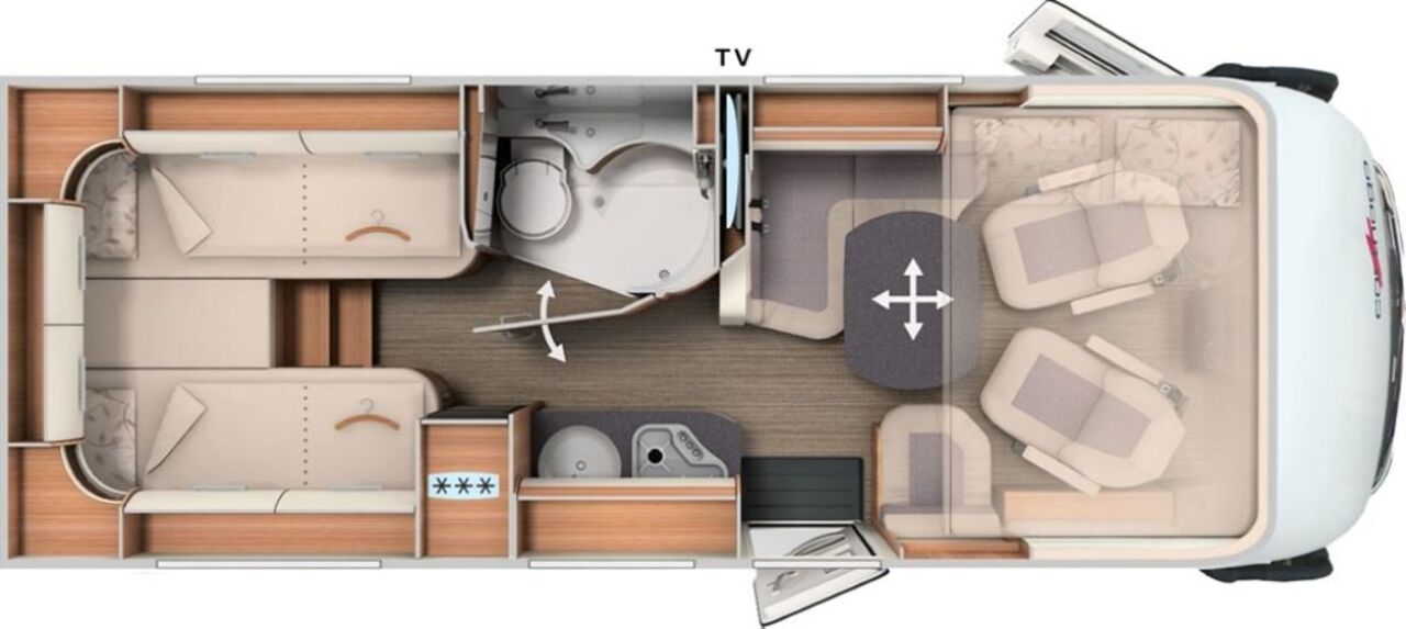 CARTHAGO I 143 KB-LE comfort 4.2t Mod 2026 CombiE Ansicht 5 für Fahrzeugdetailseite