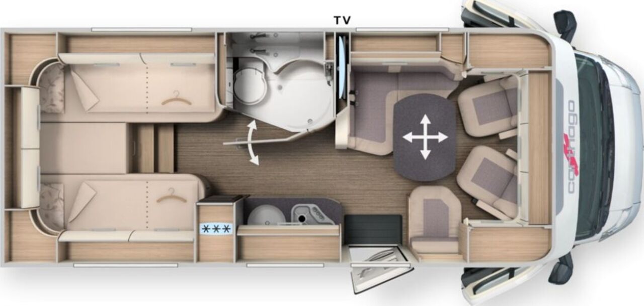 CARTHAGO T 143 KB-LE comfort 4.2t TV Automatik ZV Lithium Ansicht 5 für Fahrzeugdetailseite