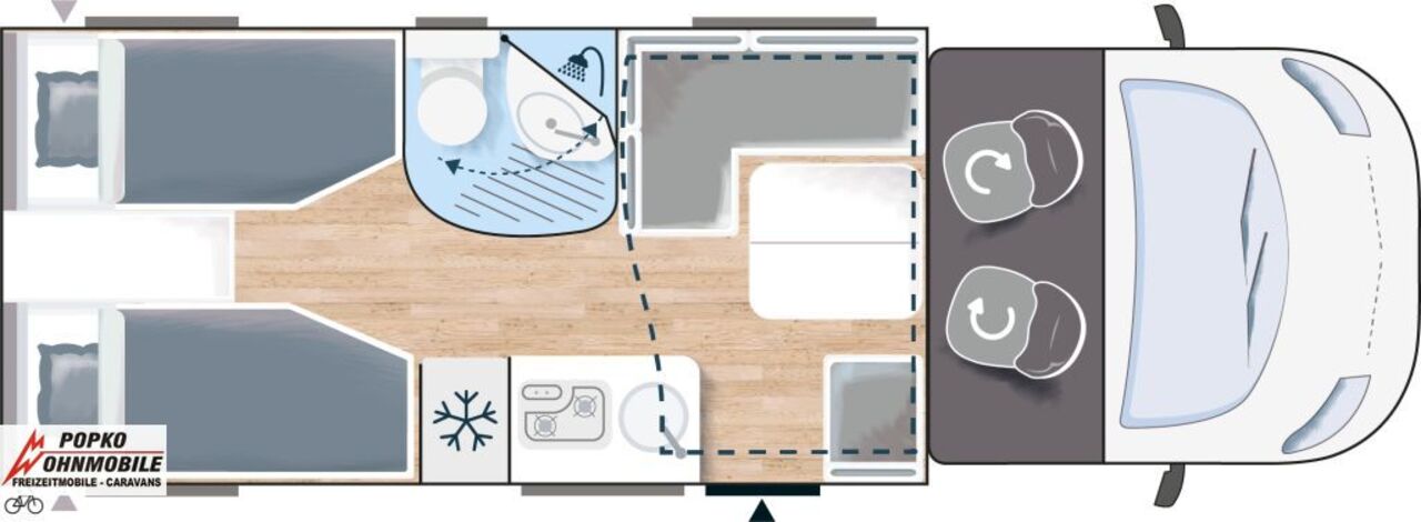 CHAUSSON 627GA Titanium Premium TOP GEPFLEGT Ansicht 2 für Fahrzeugdetailseite